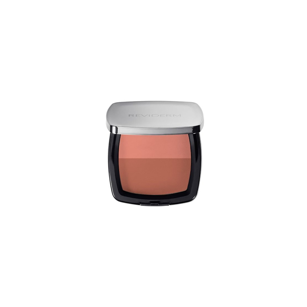 REVIDERM Mineral Duo Blush 1W peach-rosewood Двоколірні оксамитові рум'яна