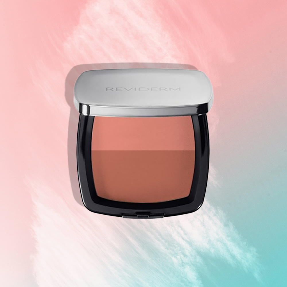 REVIDERM Mineral Duo Blush 1W peach-rosewood Двоколірні оксамитові рум'яна REVIDERM Mineral Duo Blush 1W peach-rosewood Двоколірні оксамитові рум'яна