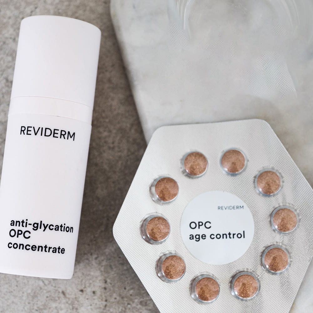 REVIDERM Anti-glycation OPC Serum Концентрат з антиглікаційною формулою та OPC REVIDERM Anti-glycation OPC Serum Концентрат з антиглікаційною формулою та OPC