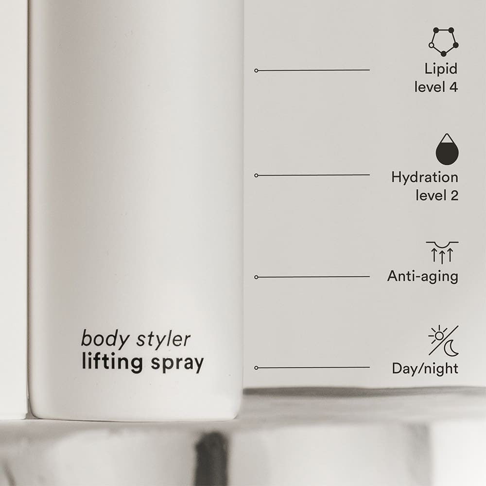 Застосування Body Styler Lifting Spray REVIDERM.ua