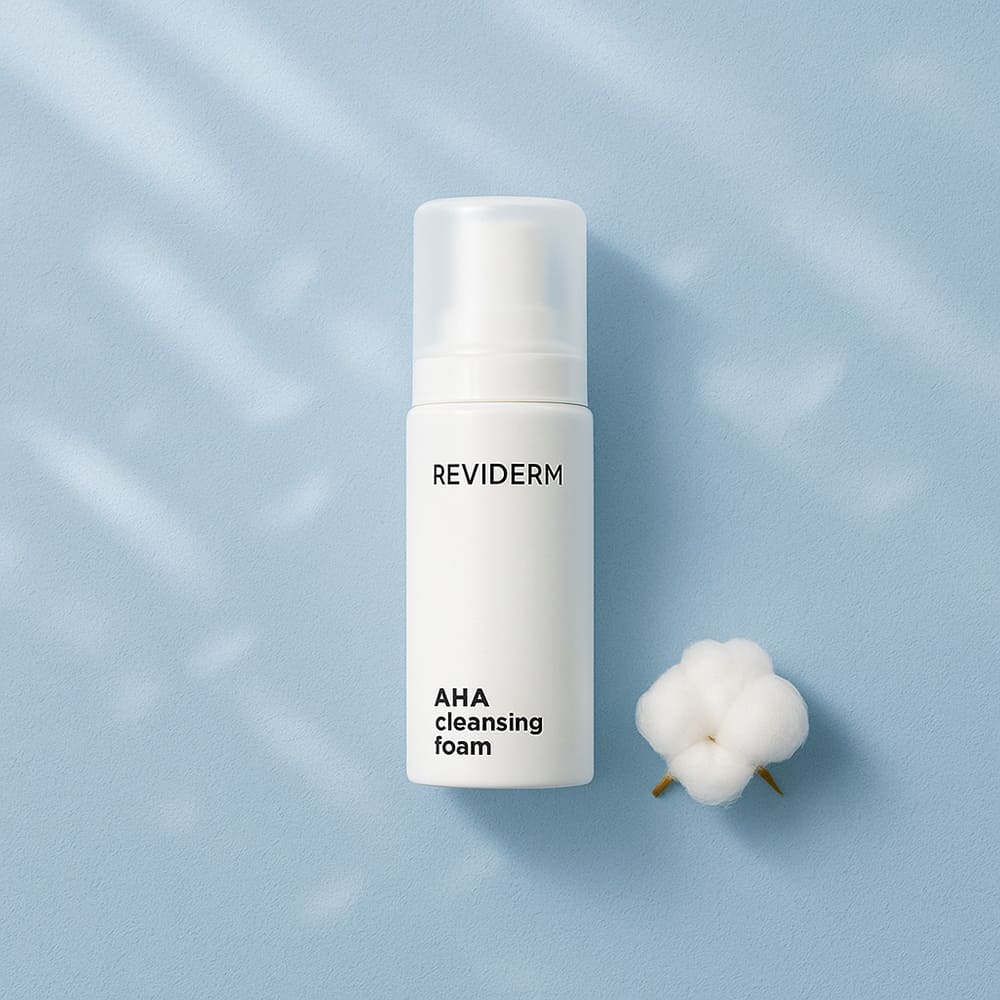 Застосування AHA Cleansing Foam (Mini) REVIDERM.ua