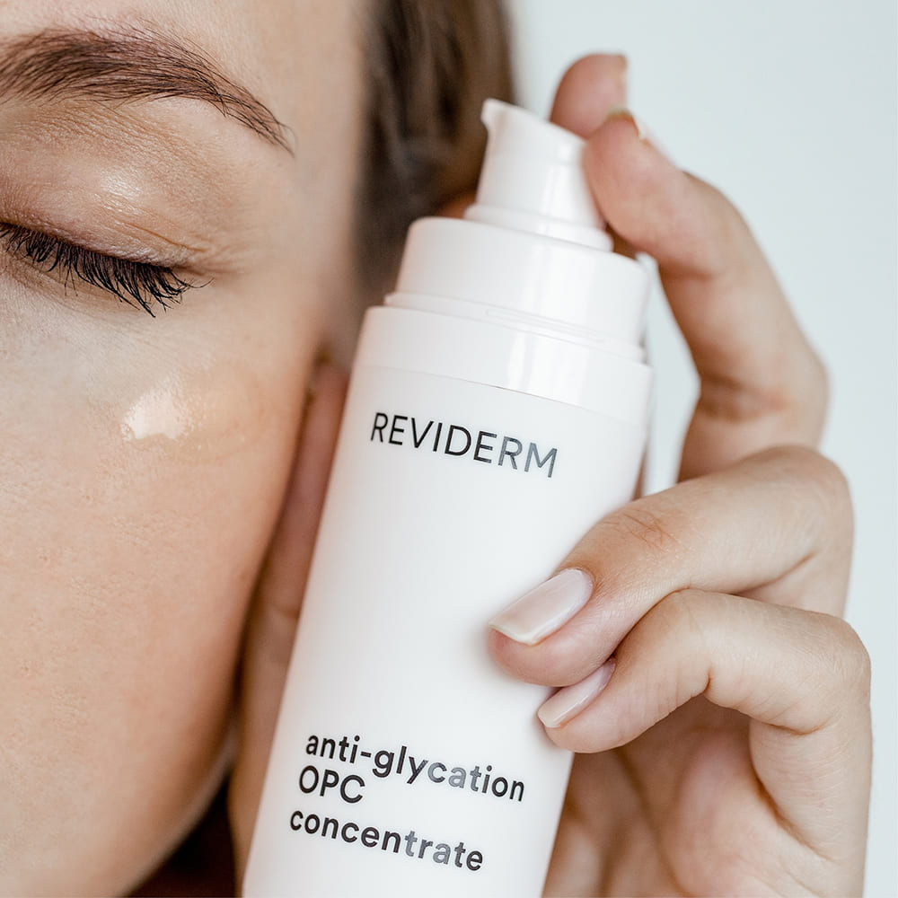 Застосування Anti-glycation OPC Serum REVIDERM.ua
